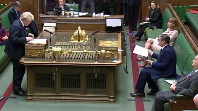 Front benches at PMQs