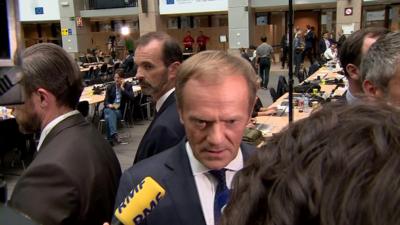 Donald Tusk says new leaders will be as consistent as the current team