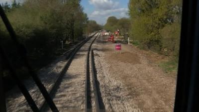 Railway line at Wrecclesham