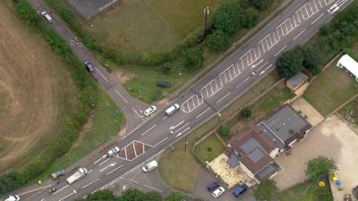 Roads from above