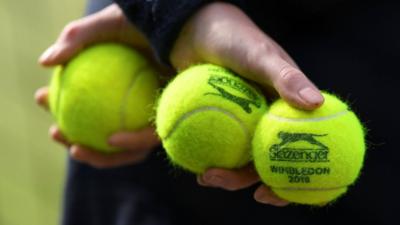 Ball kid at Wimbledon