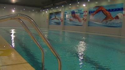 Swimming pool in Saudi Arabian de-radicalisation complex