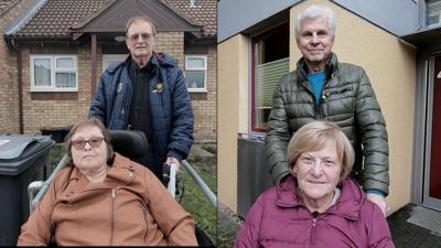 Englsih and German couples who need social care