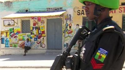 Policeman in Mogadishu