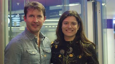 James Blunt and Miriam Gonzales Durantez