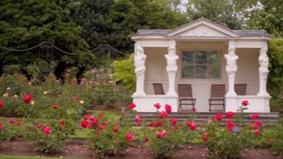 Buckingham Palace garden roses