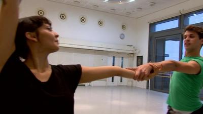 Dancers Seeta Patel and Nicol Edmunds