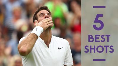 Juan Martin Del Potro defeats Stan Wawrinka