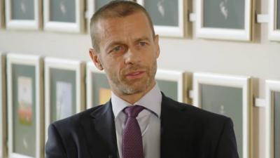 Uefa president Aleksander Ceferin