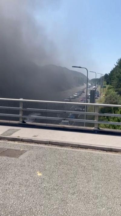 A55 tunnel fire