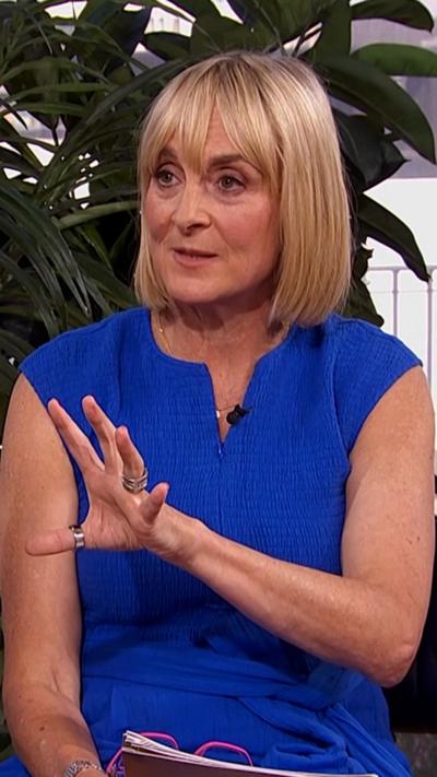 Louise Minchin in the Morning Live studio
