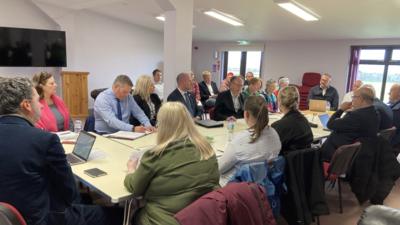 A' choinneamh ann am Beinn na Faoghla