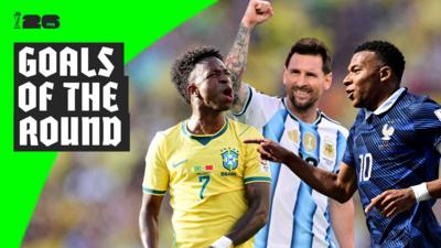 Vinicius Jr, Lionel Messi, Kylian Mbappe