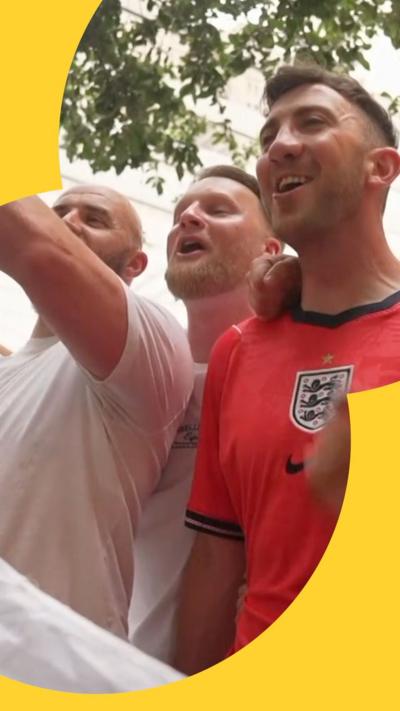 England fans in Dallas