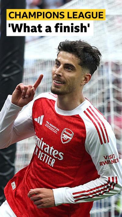 Havertz scores the opener for Arsenal