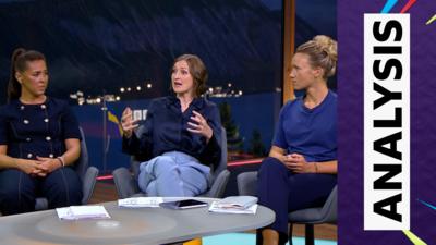 Fara Williams, Ellen White & Josie Henning