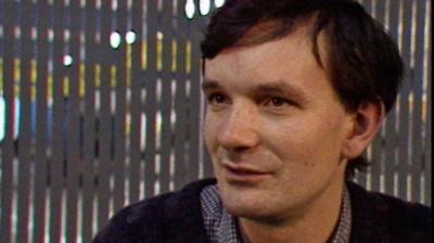 British photographer Martin Parr during an interview in 1986.