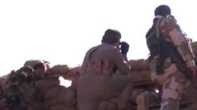 Fighters near Sinjar