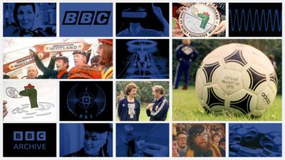 Graphic showing aspects of Scotland's World Cup campaign in 1978