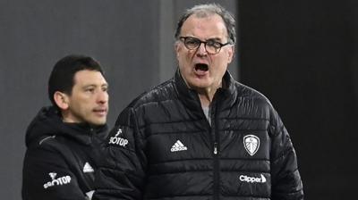 Marcelo Bielsa reacts