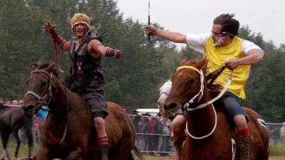 Indian Relay riders