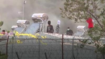 Moira migrant camp clashes
