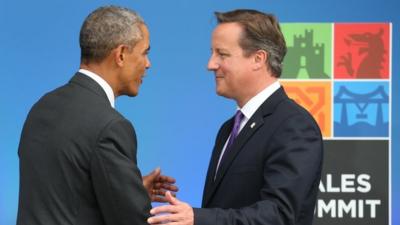 Barack Obama and David Cameron