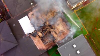 School fire Dukinfield