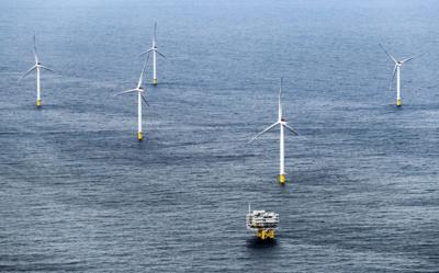 Wind farm in the North Sea