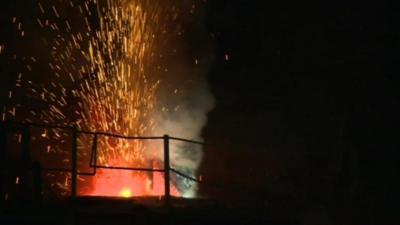 Furnace at Liberty Steel in Rotherham