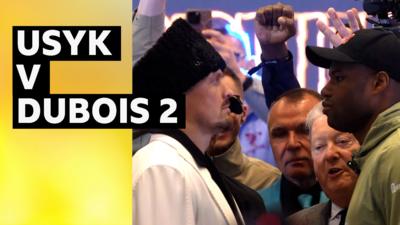 Oleksandr Usyk and Daniel Dubois