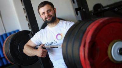 Rory Girvan is using his powerlifting to help raise awareness of mental health issues among men