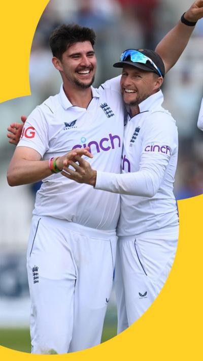 Josh Tongue and Joe Root