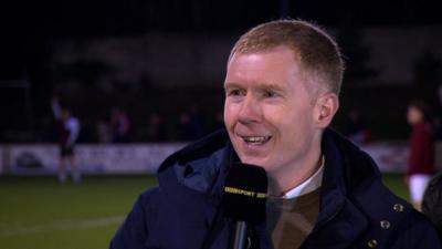 Former Manchester United and England midfielder Paul Scholes