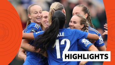 Leicester City players celebrate