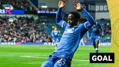 Djeidi Gassama heads in fourth in three games for Rangers