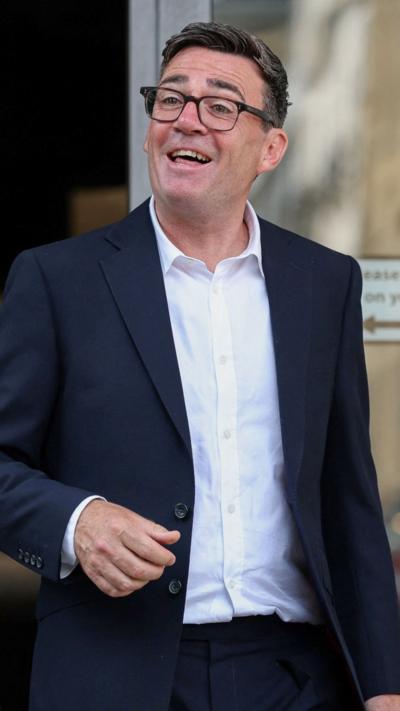 Andy Burnham smiling