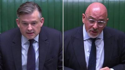 Composite image of Jonathan Ashworth and Nadhim Zahawi