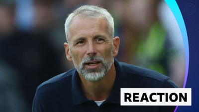 Bournemouth manager Marco Rose on the sidelines