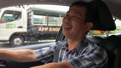 Singapore taxi driver