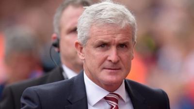 Stoke City boss Mark Hughes