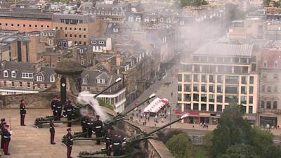 Edinburgh gun salute