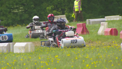 Lawnmower racing