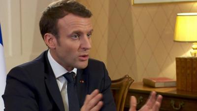 French President Emmanuel Macron