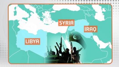 Islamic State or I.S operates out of Syria, Iraq and Libya