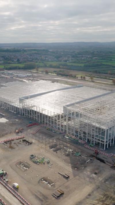 A birds eye view of the Agratas site