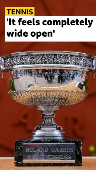 The French Open Men's singles trophy, the Musketeers' Cup