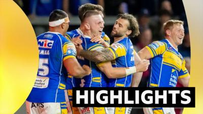 Leeds celebrate v Hull KR