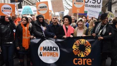 Sadiq Khan at March4Women