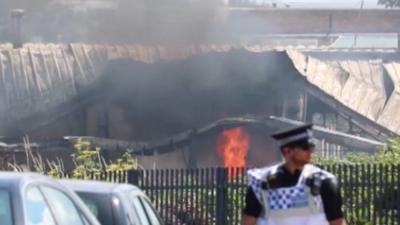 Shoeburyness fire